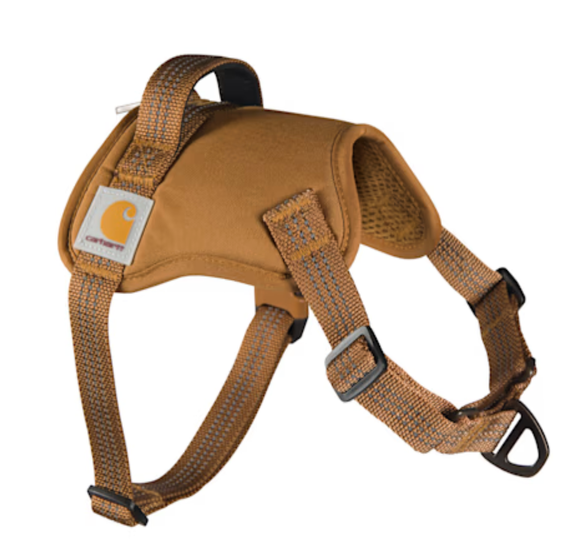 Carhartt Brown Nylon Duck No Pull Dog Harness, Medium